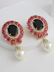 Lauren Earrings-Black