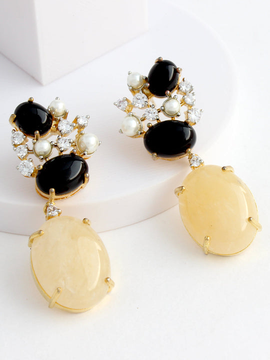 Mariah Earrings-Black