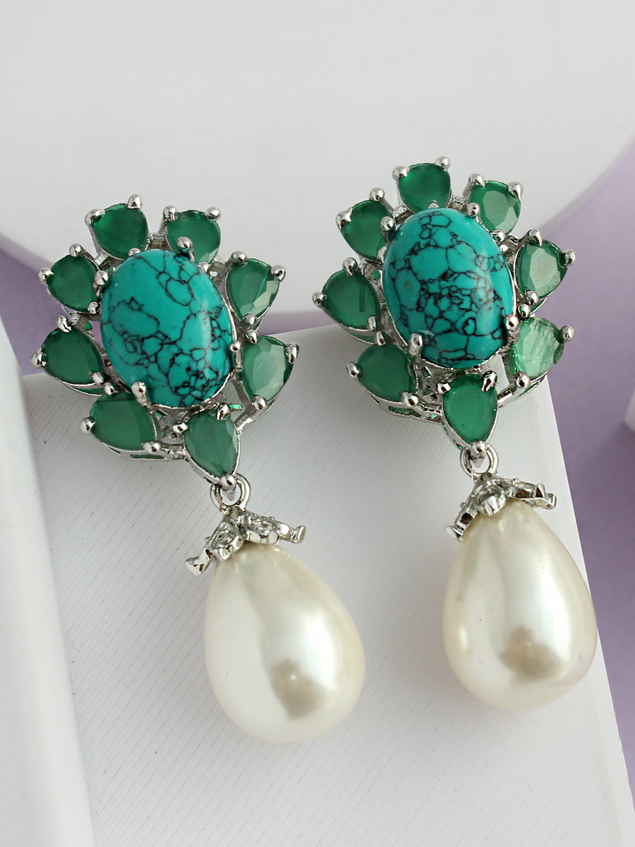 Camilla Earrings-Turquoise