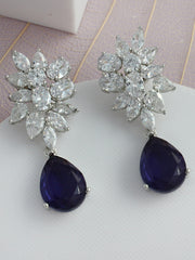 Alexa Earrings-Blue