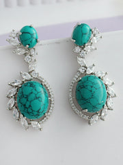 Megan Earrings-turquoise