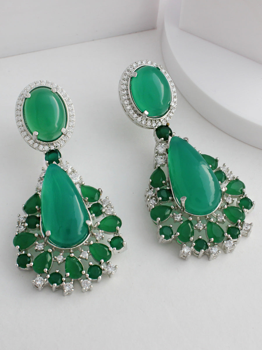 Monica Earrings-Green