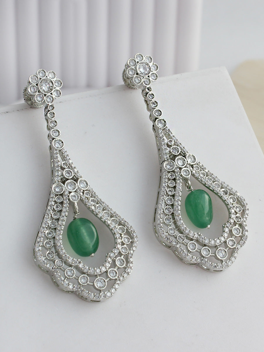 Jennifer Earrings-Green