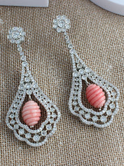 Jennifer Earrings-Pink