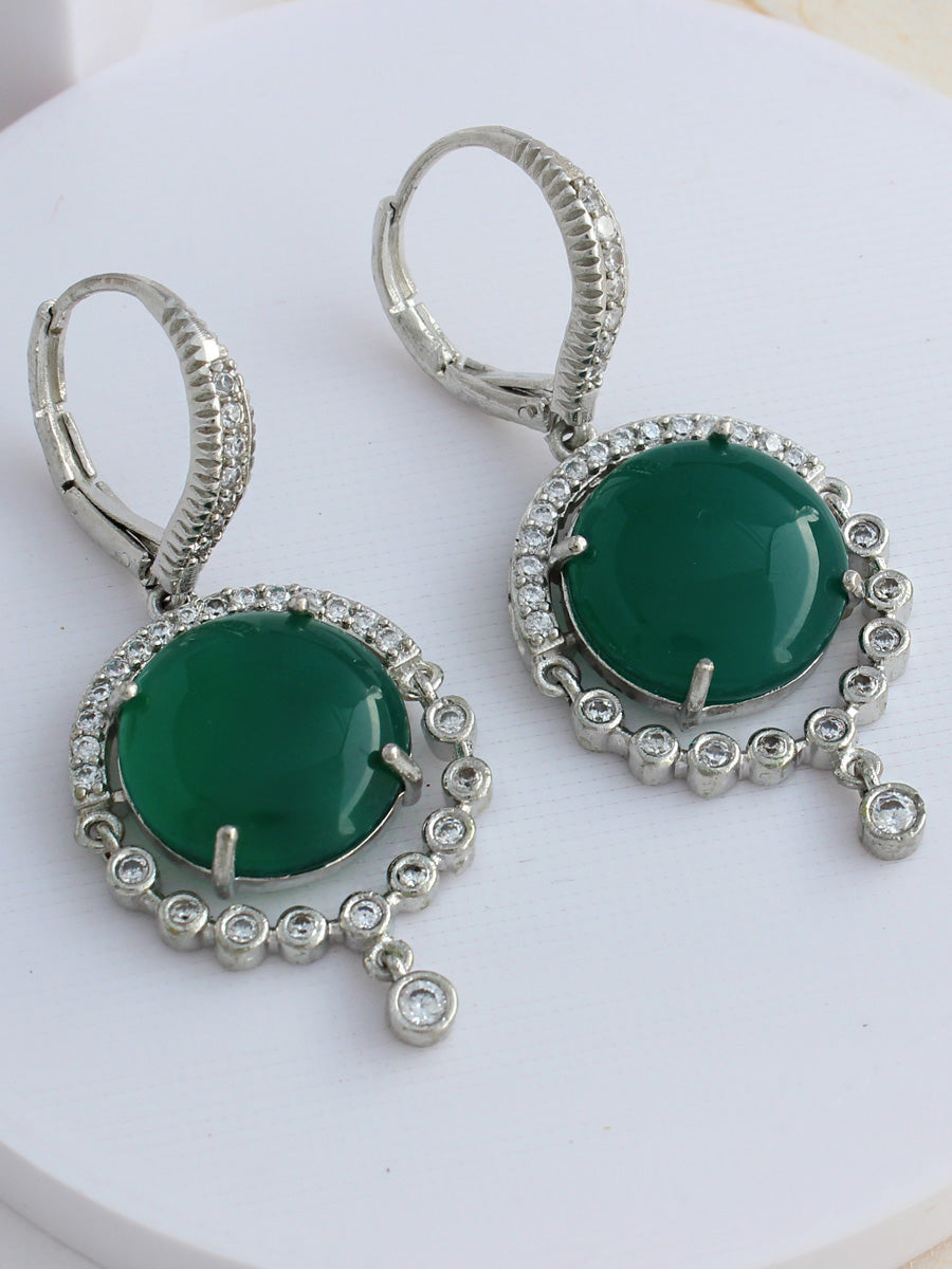 Liyana Earrings-Green