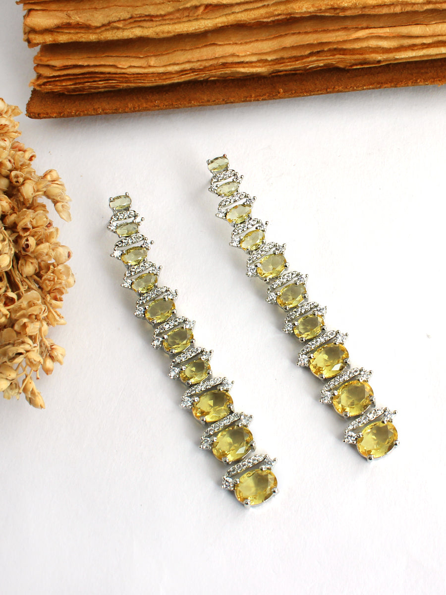 Emilia Earrings-Yellow