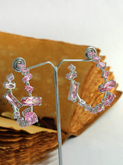 Tamara Earrings-Pink