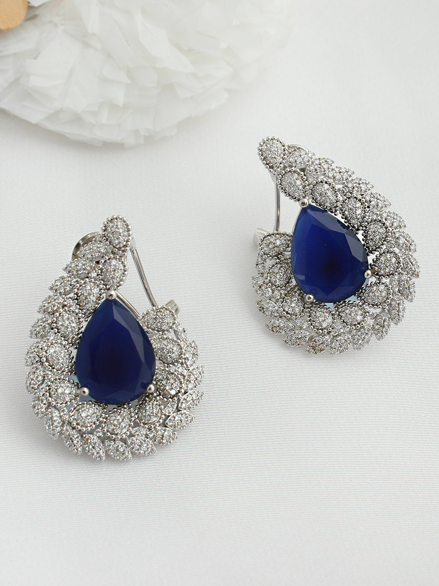 Julia Earrings-Blue