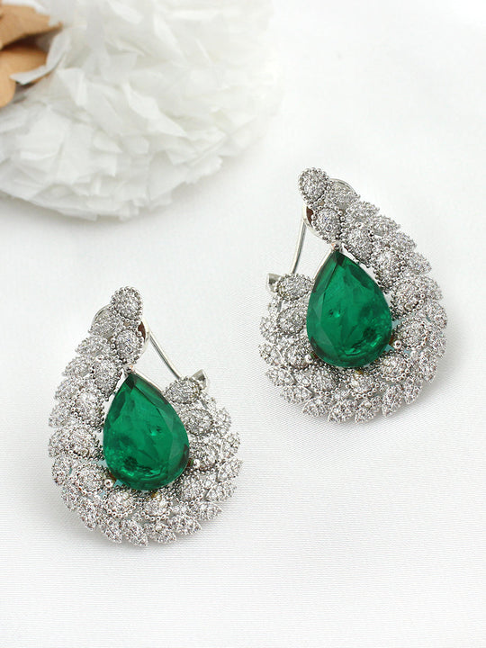 Julia Earrings-Green