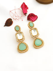 Udita Earrings-Mint Green