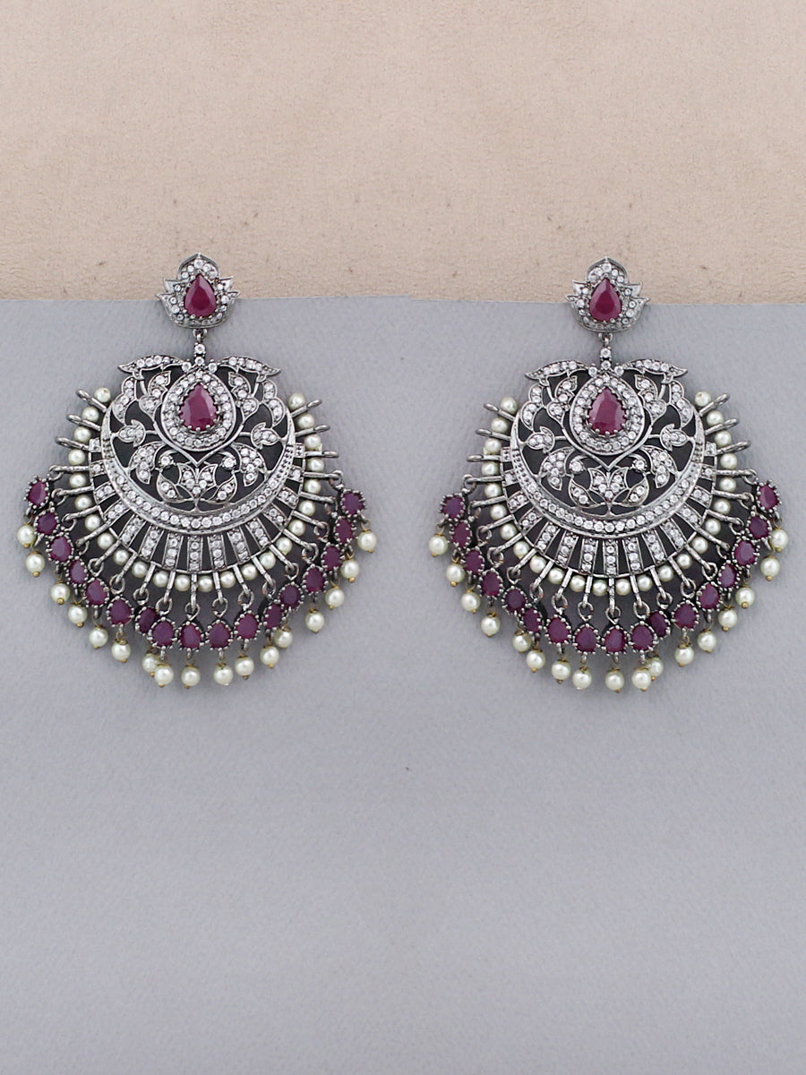 Lavanya Earrings-Ruby