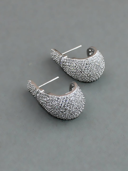 Ahana Earrings-Silver