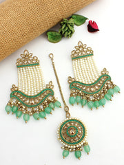 Sharmin Earrings & Tikka