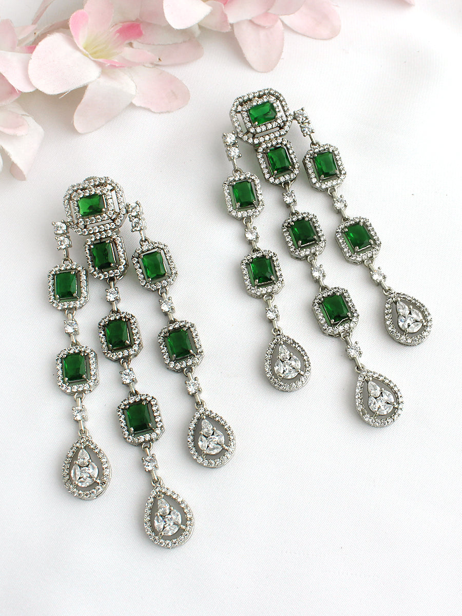 Orlando Earrings-Green
