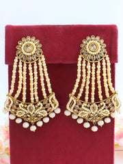 Aamira Earrings-Peach