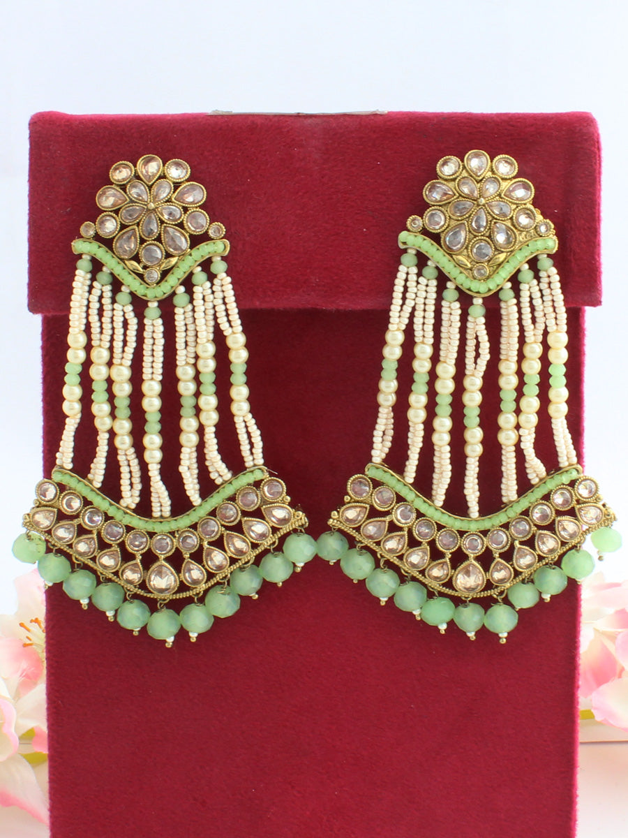 Mauli Earrings mint green