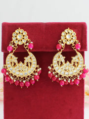 Shumaira Earrings-Hot Pink