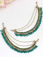 Minal Ear Chain-Sea Green