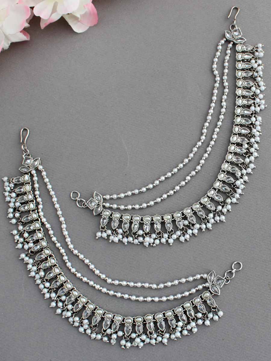 Minal Ear Chain-Silver