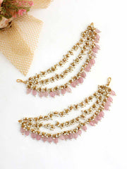 Multan Ear Chain-Pastel pink