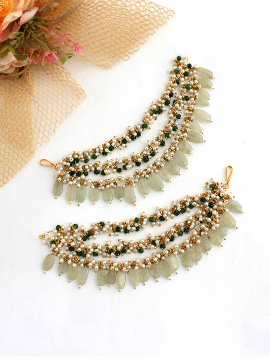 Multan Ear Chain-Mint Green