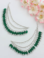 Aisha Ear Chain-Green