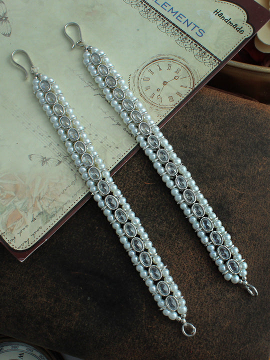 Adaa Ear Chain-Silver