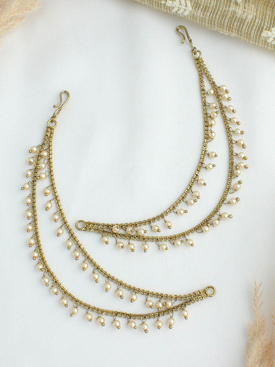 Asmee Ear Chain-Gold