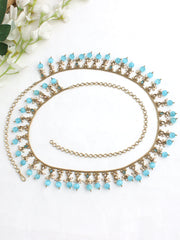 Chetna Waist Chain - Aqua