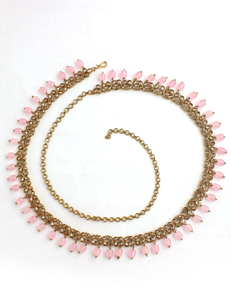 Rubina Waist Chain-Pastel Pink