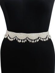 Anisha Waist Chain-Pearl