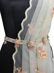 Samakshi Waist Chain-Pastel Pink