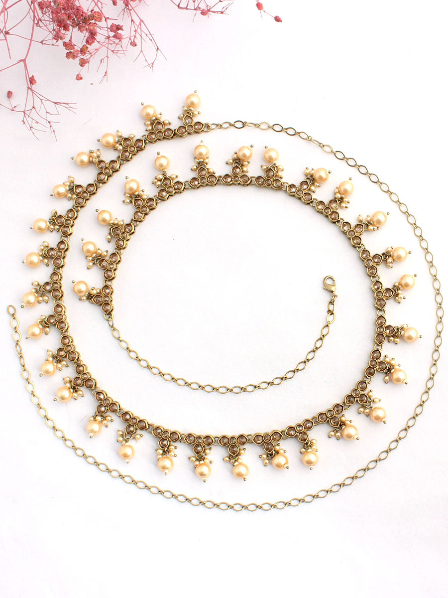 Mansi Waist Chain-Antique Gold