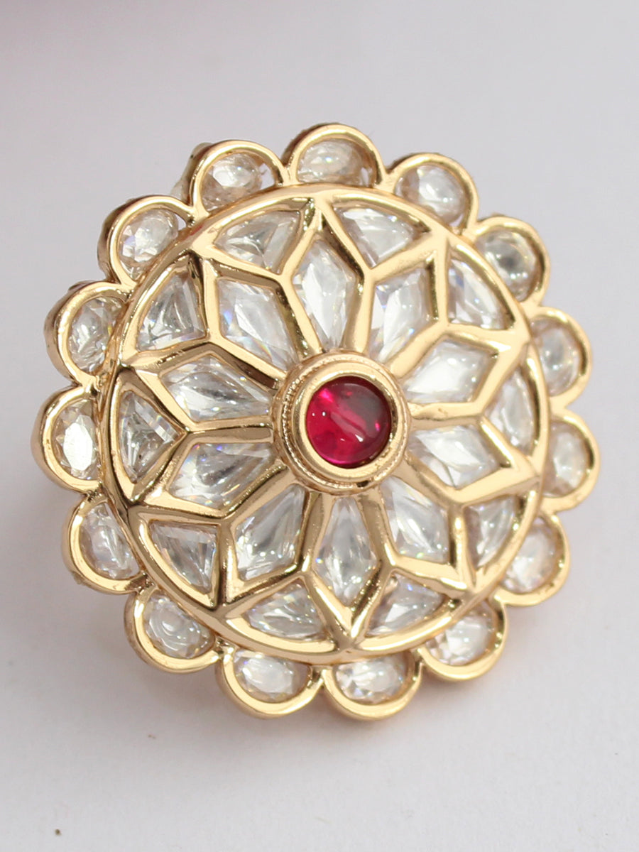 Divya Ring-Maroon