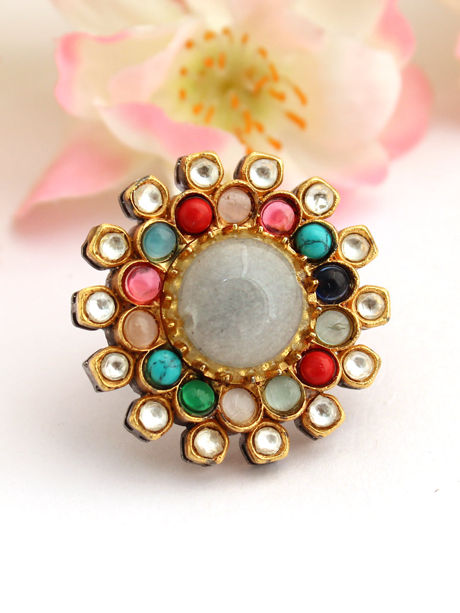 Gayatri Ring-Multicolor