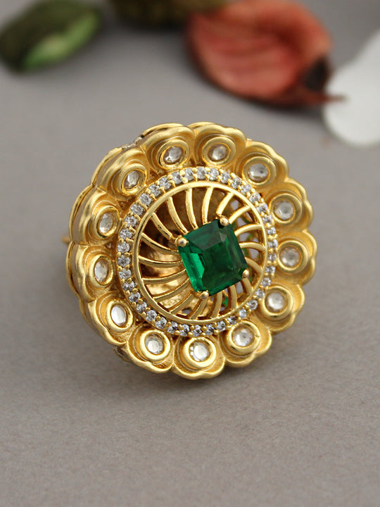 Manushi Ring-Green