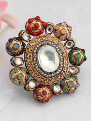 Chitrangada Ring-Multicolor