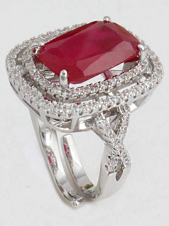 Anayra Ring-Maroon