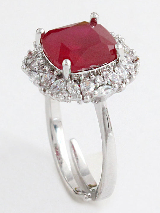 Saina Ring-Maroon