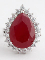 Ayesha Ring-Maroon