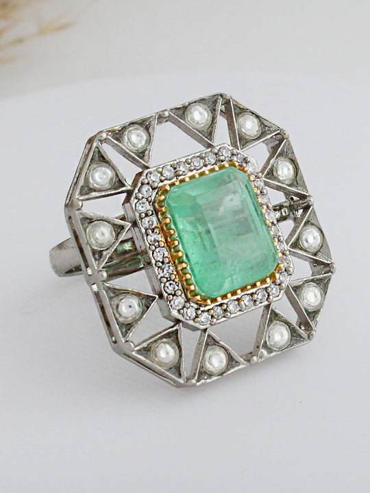 Amaya Ring-Mint Green