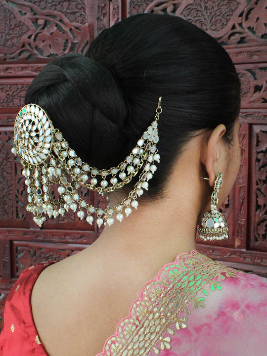 Rasika Mirror Hair Bun Pin