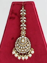 Amyra Maang Tikka-Antique gold