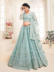 Sofina Lehenga-Mint Green