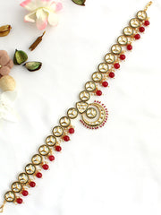 Lakshita Sheeshphool Mathapatti-Maroon