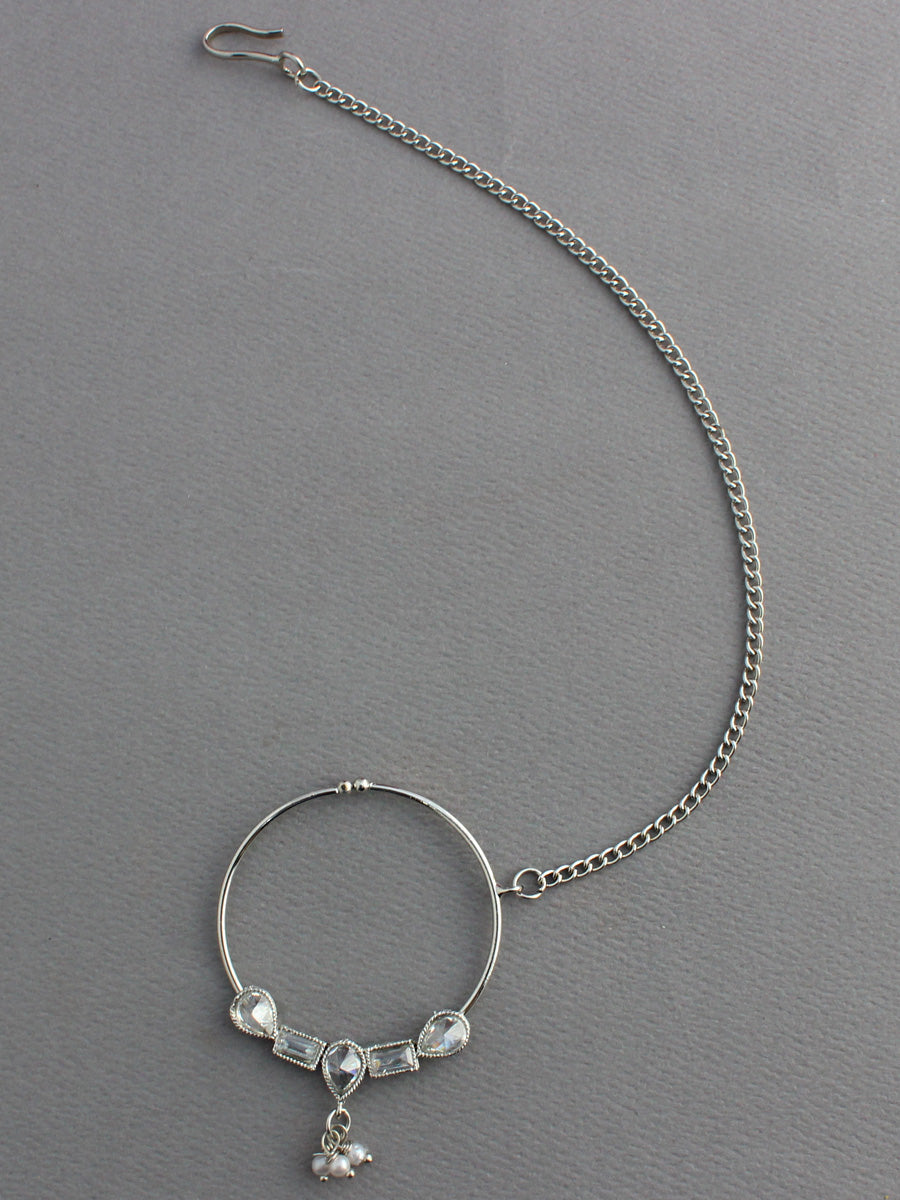 Natasha Nose Ring-Silver