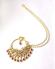 Patiala Nose Ring-Hot Pink