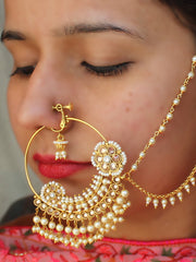 Avantika Nose Ring-Pearl