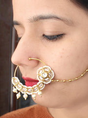 Akshita Nose Ring-White