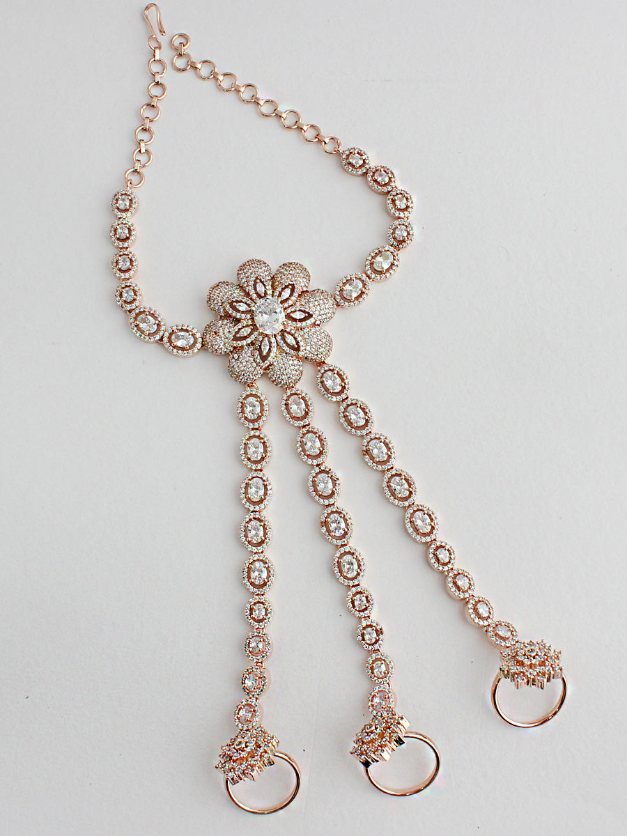 Evanshi Hand Harness / Bracelet - Rose gold